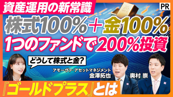 資産運用の新常識 株式100%＋金100% 1つのファンドで200%投資