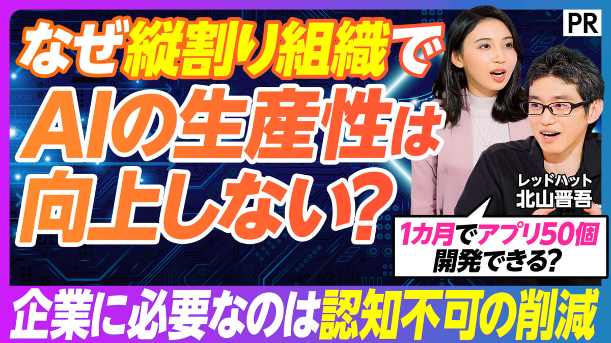 なぜ縦割り組織で AIの生産性は向上しない？