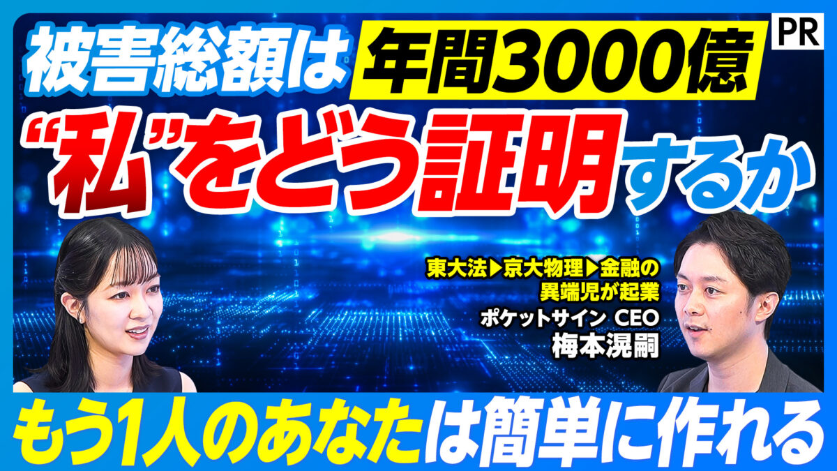 被害総額は年間3000億 “私”をどう証明するか